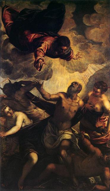 Tintoretto: The Temptation of St Anthony (Szent Antal kísértése)